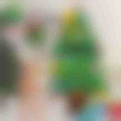 Albero di Natale in feltro con decorazioni | FELTPINETREE