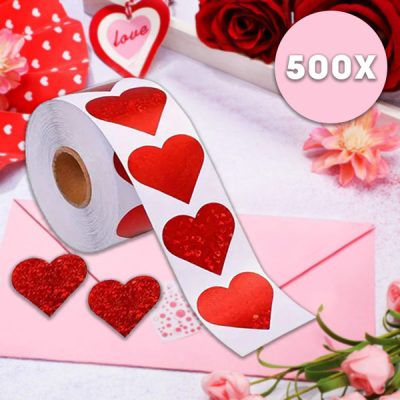 Adesivo a forma di cuore (500 pezzi) | HEARTSTICKER