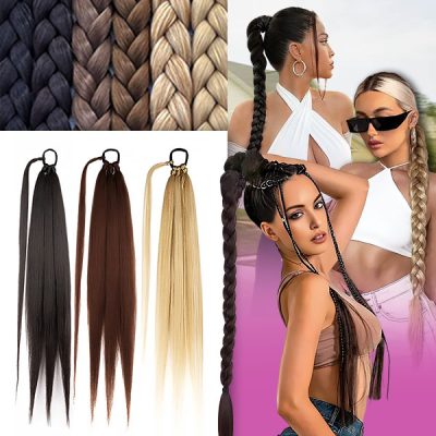 Extension per treccia - 65 cm, resistente al calore, elastico | BRAIDELLA