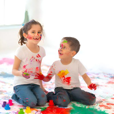 Set di Pittura a Dita Lavabile per Bambini | ARTDABS