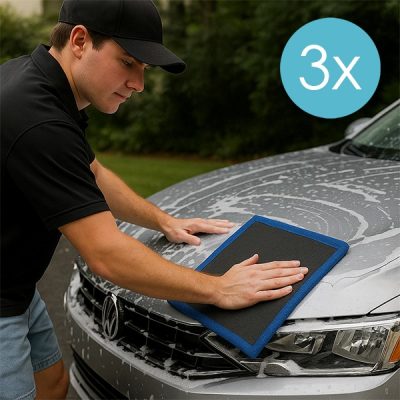 Asciugamano in argilla magica per auto (3 pezzi) | DETAILUX