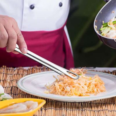 Pinze per BBQ - 28 cm, Acciaio 304 per Alimenti, Senza Saldature, Antiscivolo | TONGPRO