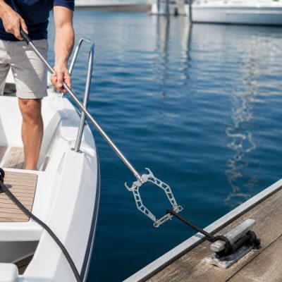 Gancio telescopico in metallo per attracco | FASTDOCK